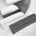 Customized Embroidered Logo White towels sets